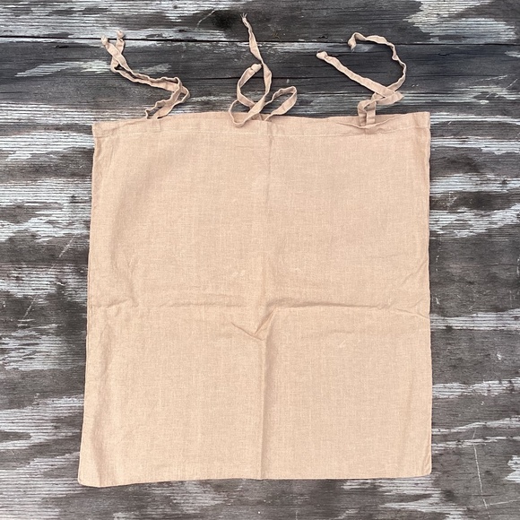 NEW (2) Anthropologie ties LINEN pillow cases COVERS - Picture 5 of 5